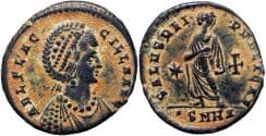 Aelia Flaccilla. Augusta, AD 379-386/8.