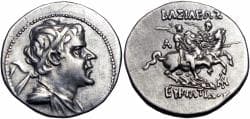 BAKTRIA, Greco-Baktrian Kingdom. Eukratides I, circa 170-145 BC.