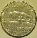 Estonia; Silver 2 Krooni 1930 Toompea Fortress at Tallin