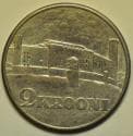 Estonia Silver 2 Krooni 1930 Toompea Fortress at Tallin