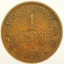 Haiti Bronze Centime 1895-A