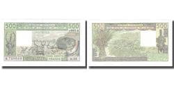 Banknote, West African States, 500 Francs, 1985, KM:206Bi, UNC(65-70)