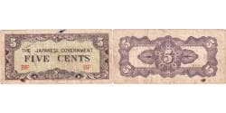 Myanmar, 5 Cents, VF(20-25)