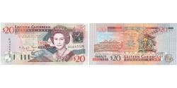 East Caribbean States, 20 Dollars, KM:39k, UNC(65-70)