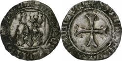 Duchy of Brittany, François II, Blanc à la targe, 1484-1488, Nantes, Billon