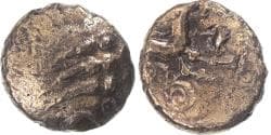 Coin, Remi, 1/4 statère aux segments, 80-50 BC, , Electrum