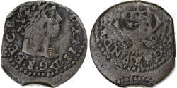 Principality of Catalonia, Louis XIII, sizain, 1642, Gérone, Copper