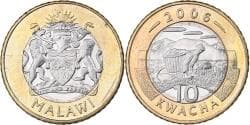 Malawi, 10 Kwacha, 2006, Bi-Metallic, , KM:58
