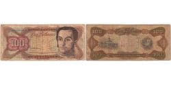 Banknote, Venezuela, 100 Bolivares, 1992, 1992-12-08, KM:66e, VG(8-10)