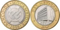 Mozambique, 10 Meticais, 2006, Bi-Metallic, , KM:140