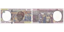 Central African States, 5000 Francs, KM:609C, UNC(65-70)