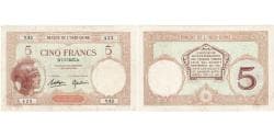 New Caledonia, 5 Francs, Undated (1926), NOUMÉA, KM:36b, EF(40-45)