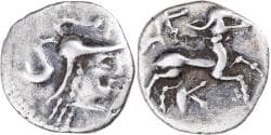 Coin, Aulerci Cenomani, Denier, ca. 80-50 BC, Le Mans, , Silver