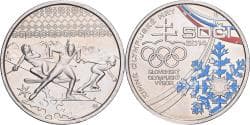 Slovakia, Token, Jeux Olympiques d'Hiver de Sotchi, 2014, Copper-nickel