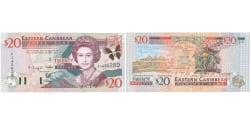 East Caribbean States, 20 Dollars, KM:39k, UNC(65-70)