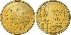 Slovakia, 10 Euro Cent, BU, 2009, Nordic gold, , KM:98