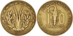 West African States, 10 Francs, 1976