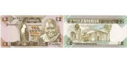 Banknote, Zambia, 2 Kwacha, Undated (1980-88), Undated, KM:24c, UNC(65-70)