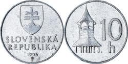 Slovakia, 10 Halierov, 1996