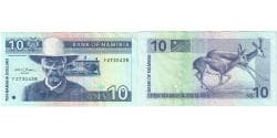 Namibia, 10 Namibia dollars, AU(55-58)