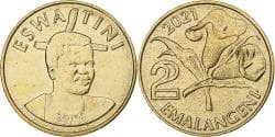 Swaziland, 2 Emalangeni, 2021, Aluminum-Bronze,