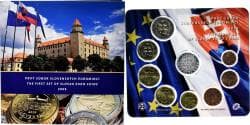 Slovakia, 1 c. to 2€ + token, BU, 2009, Kremnica,