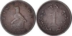 Zimbabwe, Cent, 1986