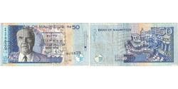 Banknote, Mauritius, 50 Rupees, 1999, 1999, KM:50a, AU(50-53)