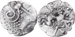 Coin, Aulerci Cenomani, Denier, ca. 80-50 BC, Le Mans, , Silver
