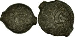 Coin, Aulerci Eburovices, Bronze Æ, Rare, , Bronze, Delestrée:2460
