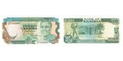 Banknote, Zambia, 20 Kwacha, Undated (1989-91), KM:32b, UNC(65-70)