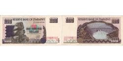 Zimbabwe, 100 Dollars, AU(55-58)