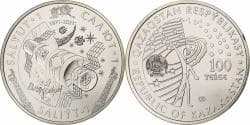 Kazakhstan, 100 Tenge, Salyut-1, 2021, Kazakhstan Mint, Copper-nickel,