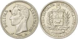 Coin, Venezuela, Bolivar, 1965, , Silver, KM:37a
