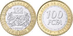 Central African States, 100 Francs, 2006, Paris, Bi-Metallic, , KM:15