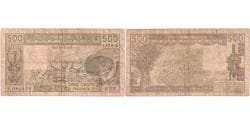 West African States, 500 Francs, VF(30-35)
