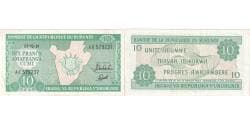 Burundi, 10 Francs, 1991-10-01, UNC(65-70)