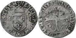 Principality of Dombes, Henri II de Montpensier, Douzain, 1598, Trévoux