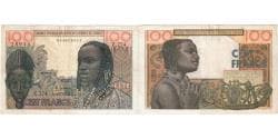 West African States, 100 Francs, 1961-03-20, VF(20-25)