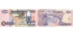 Banknote, Zambia, 100 Kwacha, 2008, Undated, KM:38g, UNC(65-70)