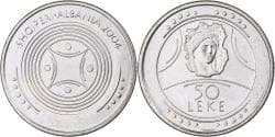 Albania, 50 Lekë, 2004, Copper-nickel, , KM:90