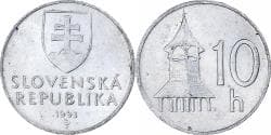 Slovakia, 10 Halierov, 1993