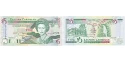 East Caribbean States, 5 Dollars, Undated (2000), KM:37d1, UNC(65-70)