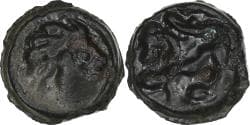 Senones, potin à la tête d’indien, 80-50 BC, Potin, , Latour:7417