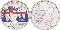 Slovakia, Token, Jeux Olympiques de Londres, 2012, Copper-nickel,