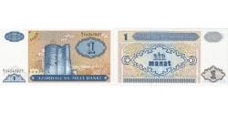 Azerbaijan, 1 Manat, Undated (1992), UNC(60-62)