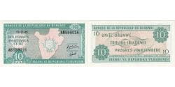 Burundi, 10 Francs, 01-12-86, UNC(65-70)