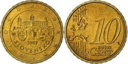 Slovakia, 10 Centimes, 2009, Kremnica, Nordic gold,