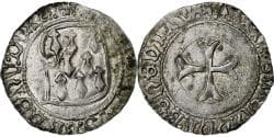 Duchy of Brittany, François I - François II, Blanc à la targe, 1442-1488