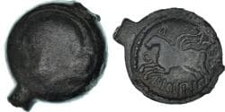Coin, Suessiones, Bronze Æ, 50-40 BC, , Bronze, Latour:7951